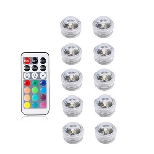 Remote Control LED Pool Light 3CM Twist Full Color Red Green Blue Warm White Waterproof LED Pool Light