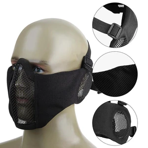Gina Adjustable Protective Half Face Masks Tactical Lower Face Mask for Hunting Outdoor Activities