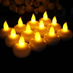 Float on Water Home Decoration Floating Waterproof Flameless Led Battery Operated Tea Light Candle Lamp