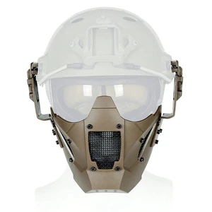 Kango Durable Hard Protective Mask for Outdoor Tactical Mask Impact-Resistant Half Face Protection