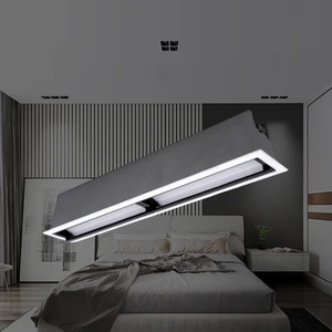 Simple Recessed Linear Grille LED Ceiling Light Anti Glare Spotlight For Home Decoration And Commercial Lighting