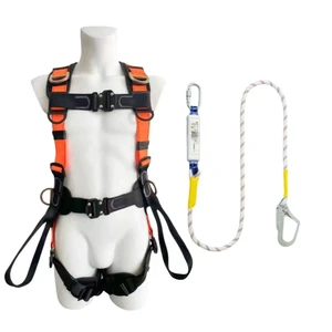 CE Certificate Hexin Brand High Quality 22KN Fall Protection Outdoor Climbing Fire Rescue Full Body Safety Harness
