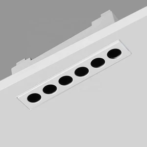 Manufacturer 5w 9w 18w New Design Recessed Multiple Colors Anti Glare Aluminum Rimless Led Grille Light