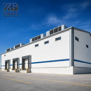 Prefab Steel Structure Frozen Food Warehouse Metal Building Insulated Cold Chain Storage For Meat Seafood