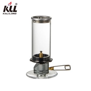 KLL 2001C Mini Stainless Steel Ultralight Camping Outdoor Portable Gas Lamp Light Lantern