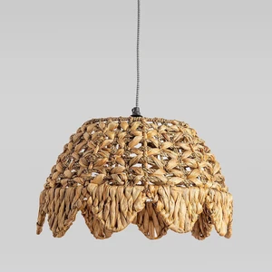 High Quality Natural Rattan and Bamboo Water Hyacinth Lampshade Home Decor Accessories Wholesale From Vietnam Nice Price