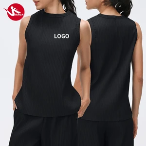 New High-Stretch Breathable Quick-Dry Sleeveless Sports Tank Women Outdoor Fitness Summer Yoga Top