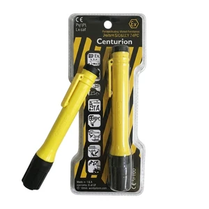 EX-7180 Intrinsically Safe 792279L 2AAA LED Flashlight Explosion Proof IP68 Rated Hand Lamp