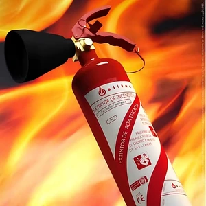 AUXI-FOC CE Certified CO2 Fire Extinguisher | Class B 97% Active Content | Stainless Steel | Portable | Customizable Weight |