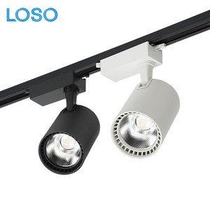 Contemporary Interior Hotel Store Office Home 10W 20W 30W Adjustable Angle LED Ceiling Track Lamp