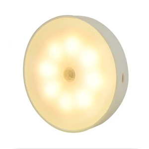 TAIKOO Indoor Bedroom Usb Rechargeable Lighting Wall Stair Infrared Cabinet Led Night Motion Sensor Wireless Step Closet Light
