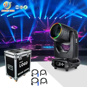 Professional Stage Lights Moving Head Light 295W + Led Ring Beam Light 8+12+24 Prims DMX512 Control Mode Sharpy Beam Light