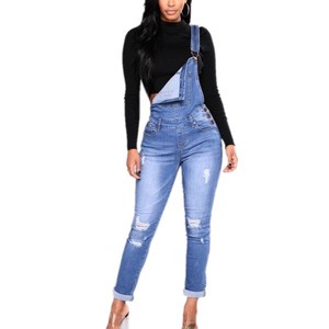 S-2XL Plus Size Clothing Set Women Denim Jumpsuit One Piece Trousers Jeans Sleeveless Jumpsuits Overalls Hollow Out Rompers