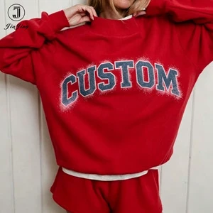 Custom Womens Hoodie Set Sweatshirt Shorts Pants Two Piece Casual Lounge Wear Sportswear Fashion Clothing Manufacturer