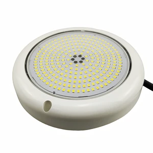 18W RGB LED Swimming Pool Light 252Leds IP68 Underwater Landscape Lighting Super Bright Pond Lake Spa Tub Lamp D152mm Plastic