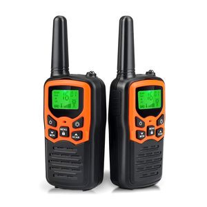 Family LED Flashlight VOX LCD Display Adults Long Range Walkie Talkies With 22 FRS Channel Walkie Talkie For Hiking Camping Trip
