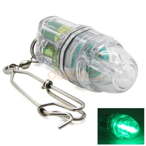 Fishing Power Light Green Led Deep Drop Boating Luring Bait Squid Light Lamp