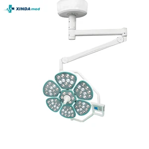 Electric Hospital Ceiling Mounted LED Surgical Operating Lamp Shadowless Medical Light High CRI 96 160000 Lux for Dental Clinic