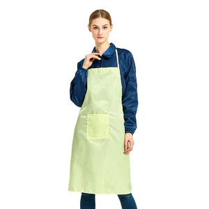 Unisex Extended Length Anti-Static Apron: Dust-Free Safety Workwear for Cleanrooms