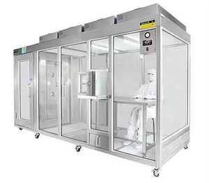 OEM ISO 5 Class 7 Modular Dust Free Clean Booth Room with air Cleaning Purification Equipment Laminar Flow Hood FFU HEPA Filter