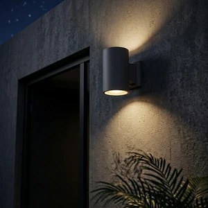 Wireless Waterproof IP54 Rated Aluminum Die-Cast 2700K Soft Warm White LED Outdoor Solar Security Wall Light 2-Year Warranty