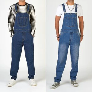 2024 New Style Length Customization ODM Men's Denim Overalls Men's Jeans New Jumpsuit Pants Denim Men's Styles