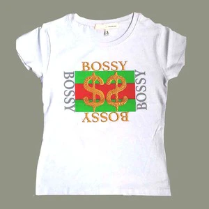 Promotional Custom Design Plus Size Women's Soft and Smooth Short Sleeve T-shirt