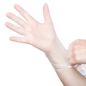 9 Inch Disposable PVC Gloves Powder-Free Waterproof Durable Silicone-Free Industrial Safety