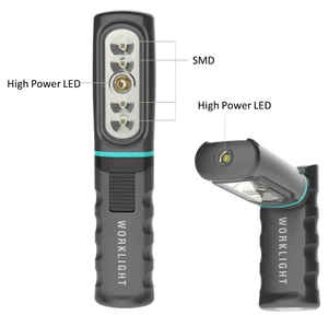 Professional Handheld COB LED Work Light DC Rechargeable Portable for Workshop Inspection
