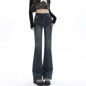 2026 Women's High-waisted Slim-fitting Straight-cut Jeans, New Style Casual Pants, Versatile and Fashionable