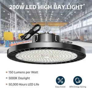 Factory Warehouse Explosion Proof UFO High Bay Lamp LED Lighting 100W 150W 200W Lights