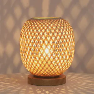 Modern Bamboo Table Lamp High Quality Romantic Light Touch Dimming Night Light Decorative Pendant for Ceiling