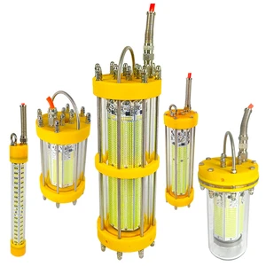 700W 600W 500W Green White Luminous Fishing Lights Night Fluorescent Salmon Farming Light Water Proof Fishing Lights