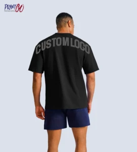 Men's Custom High Quality Cotton Training Running Gym Sports Shirts Oversized Plus Size Tee Shirts Digital Puff Knitted Sporty