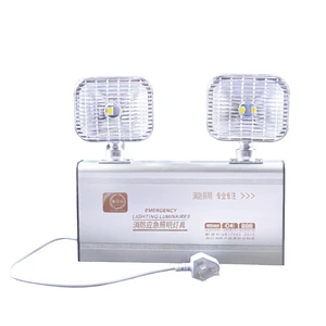 Ultra-bright Emergency Light for Home and Shopping Malls Backup Light for Power Outages Double-head Wall-mounted LED Lighting