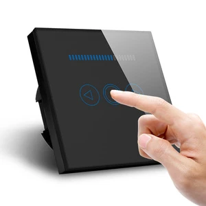 Makegood Wireless Touch Dimmer Light Switch RF433 Wireless Remote Control Dimmer Switch EU/UK Standard Touch Dimmer Switch