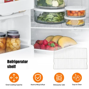 Factory Qutlet Durable PE Powder Refrigerator Shelf Freezer Shelves For Refrigerator Parts