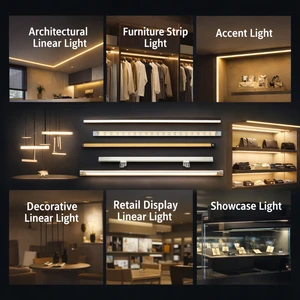 CCH Architectural Linear Light for Closet Lighting, Furniture Strip Light, Accent Light