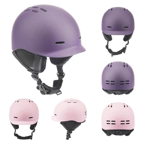 One-Piece DUAL SPORT Ski Snowboard Safety Helmet CE EN 1077 Certified Hard PC+EPS Anti-Fog Visor Unisex MX-92 Model 10-Air-Vents