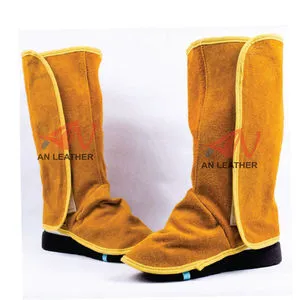 Welding Shoe Cover Heat & Spark Resistant Waterproof Safety Boot for Industrial Protection