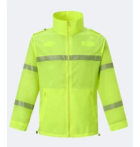 Summer Anti-UV Reflective Sun-protective Clothing Thin Breathable Quick-drying Coat Used Clothes Safety Duty Traffic Clothing