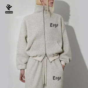 Custom Oversized Cozy Sweatshirt Set Women Custom Loose Fit Loungewear Tracksuit for Daily Wear Two Piece Set Women Clothing