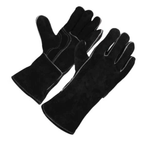 Industrial Cowhide Split Leather Safety Gloves for Welding Work and Personal Protective Equipment Safety Gloves Made Pakistan