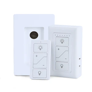 Plug-in Dimmer Switch with Wireless Remote, Alexa Compatible for Dimmable LED/CFL/Incandescent/Halogen/Tungsten Home Lamps