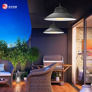High Quality Outdoor Indoor Private Model Workshop Garage Hanging Lighting LiFePO Battery Pendent Smart LED Solar Ceiling Lights