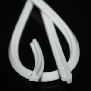 Custom Extruded T-Shape Silicone Foam Gasket Waterproof UV Resistant Silicone Sponge Seal Strip for Outdoor LED Light Box