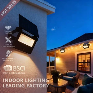 Wholesale 5.5V Waterproof IP65 Security Light Outdoor LED Flood Light Solar Powered Flood Led Light with Motion Sensor