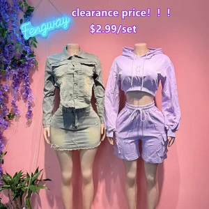 2026 Hot Casual Denim 2 Piece Sets Women StretchLong Sleeve Jacket+Skinny Skirt Suits Streetwear Jeans Two Piece Set for Ladies