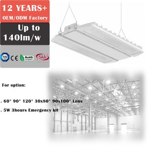 IP65 IK10 240w Low Bay FlexLED Luminaire Linear Highbay Low Bay Asymmetric Low Bay Light