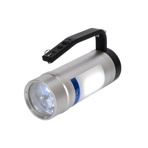 Foxhawk Portable LED Searchlight Fire Relief Emergency Flashlight IP68 Waterproof Rechargeable 200M+ Beam Distance